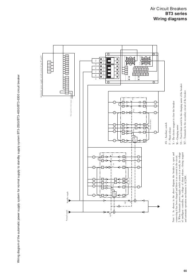 air circuit breakers bt3 series fuji electric Round Trailer Plug Wiring Diagram